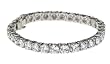 Platinum 4-Prong Diamond Tennis Bracelet (GIA Certified 16.25 cttw, Ideal Cut, D Color, VVS1-VS2 Clarity), 7"