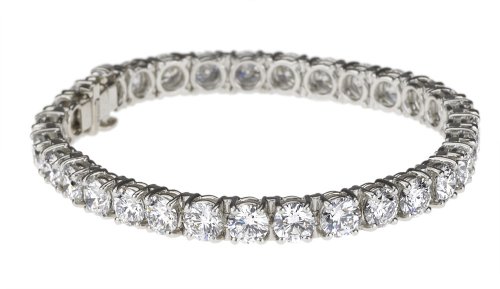 Click here for Platinum 4-Prong Diamond Tennis Bracelet (GIA Cert... prices