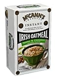 McCann's Irish Instant Oatmeal, Apple and Cinnamon, 15.1-Ounce Boxes (Pack of 12)