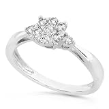 0.25ctw Round Brilliant Cut Diamonds Ring J-K/I1