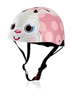 Kiddimoto Casco de Ciclismo Pink Bunny Rosa