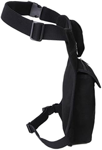 Fashionmall Men Canvas Hiking Cycling Riding Fanny Waist Pack Thigh Drop Leg Bag