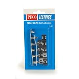 Peco Self-Adhesive Cable Clips (20)