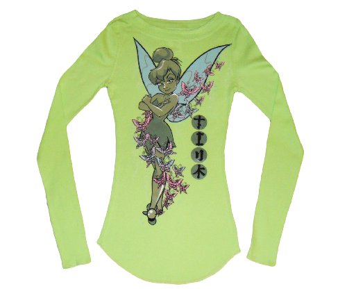 Disney Juniors Tinker Bell Long Sleeve Thermal