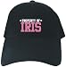 CAPS WOMAN BLACK EMBROIDERY  PROPERTY OF IRIS ATHLETIC 