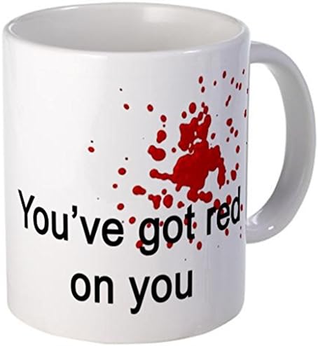 Distinctive Utility Mug-You've Got Red On You Small Mug