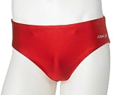  : Reebok Men's Performance Team Solids Brief Swimsuit, Red, 28