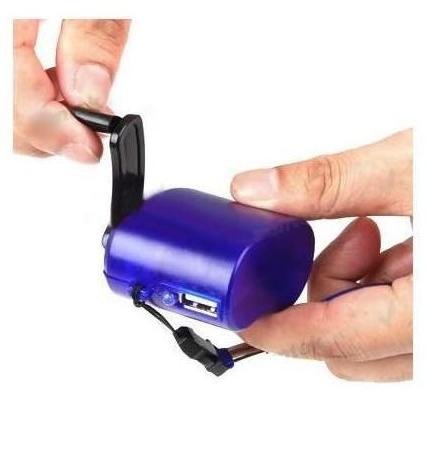Innovative Hand-Crank USB Cell Phone Emergency Charger