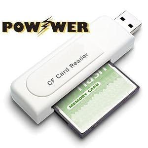 SterlingTek's POWWER USB Compact flash card reader / writer for Canon EOS Digital Rebel XTi