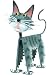 Metal Cat Figure