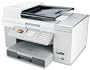 Lexmark X9575 Tintenstrahl Netzwerk-Multifunktionsger�t mit Wlan, Multi-Kartenleser und Duplexfunktion (Drucker, Scanner, Kopierer, Fax) wei� / silber