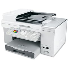 Lexmark X9575 Tintenstrahl Netzwerk-Multifunktionsger�t mit Wlan, Multi-Kartenleser und Duplexfunktion (Drucker, Scanner, Kopierer, Fax) wei� / silber