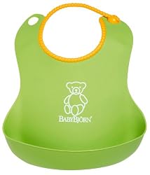 BABYBJ&Ouml;RN Soft Bib - Green