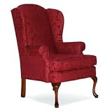 CHE1111COM Queen Anne style Wing Back Chair, W/ pop out seat, Customers Own Material upholstery,1EA