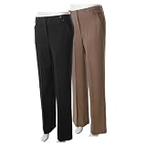 Larry Levine Easy Flat Front Stretch Fit Slacks