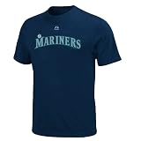 Jesus Montero Seattle Mariners Navy Player Shirt by Majestic