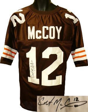Colt McCoy Signed Cleveland Browns Prostyle Brown Jersey- McCoy Hologram