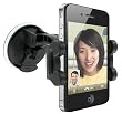 In-Car Windscreen Suction Holder/ Mount for Apple iPhone 4 / 4S / 5 - works both with and without a case on the iPhone