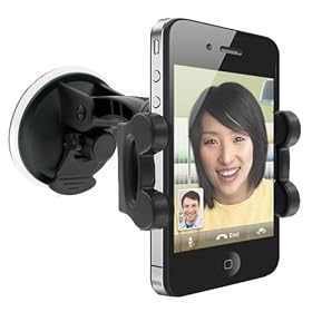 In-Car Windscreen Suction Holder/ Mount for Apple iPhone 4 & iPhone 4S