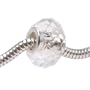 Faceted Glass Bead Fits Pandora "Crystal" 14mm (1)