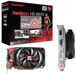 Diamond Multimedia, Radeon HD6670 1GB (Catalog Category: Video & Sound Cards / Video Cards- PCI-e ATI)