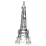 Eiffel Tower Wire Structure,
