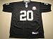 OAKLAND RAIDERS DARREN MCFADDEN #20 AFL 50TH BLACK LEGACY RBK JERSEY (SIZE 48-56)