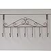 Marrywindix 7 Hooks Bronze Metal Over the Door Rack Hanger Hooks Organizer