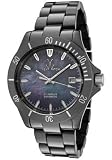 Women's Mavi Ceramic Automatic Black Mother Of Pearl Dial Black Ceramic
