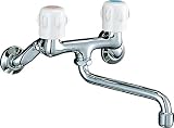 LIXIL(リクシル) INAX キッチン用水栓金具 2ハンドル混合水栓 呼び径13mm 吐水口長さ170mm 寒冷地対応 SF-212F-13-RU-U