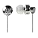 Skullcandy Full Metal Jacket SCS2FMBZ-CZ Earbuds With Inline Mic For iPhone & Blackberry - Chrome