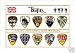The Beatles Guitar Pick Display Limited To 150