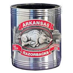 Arkansas Razorbacks - College Stainless Steel Beverage Can Cooler