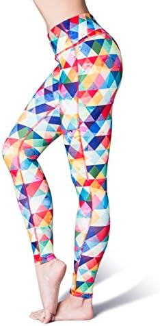 Rumi Yoga Wear Women's Printed Leggings Light (X-samll, Multicolored)