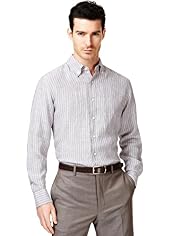 Collezione Pure Linen Striped Shirt