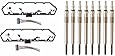 97-03 Ford Powerstroke 7.3L Diesel Glow Plug Set - Gaskets Harnesses + 8 Plugs