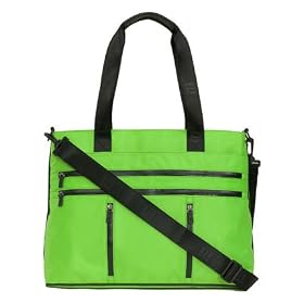 Franklin Covey Nylon Laptop Tote by BJX - Electric Green by