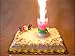 BdayCandle Magical Happy Birthday Candle Sparkling Singing Cake Topper