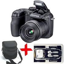 Fuji S1500 Digital Camera+4pcs NiMh Batteries +Charger +Soft Case (Fujifilm Finepix S1500, 10MP 12xOptical Zoom 2.7" LCD)