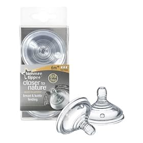 TOMMEE TIPPEE - LOT DE 2 TETINES DEBIT RAPIDE Tommee Tippee