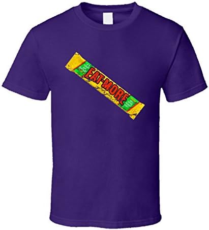 Hershey's Eat-More Retro Candy Gift Worn Look T Shirt M Purple