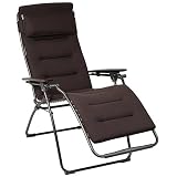 Lafuma Futura Clipper AIR Comfort® Recliner - Chocolate Padded Zero Gravity Chair