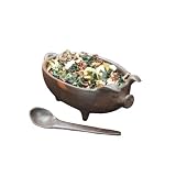 Pomaireware Clay Pig Shaped Soup Serving Dish
