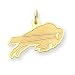 14K Buffalo Bills Large Logo Charm