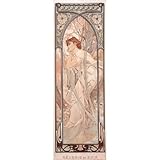 Alphonse Mucha (Reverie du Soir, Evening) Art Poster Print