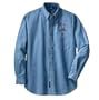 Custom embroidered September 11th Let us not forget design denim shirt