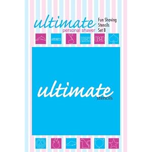 Ultimate Personal Shaver Stencils Set, 12 Miscellaneous Images