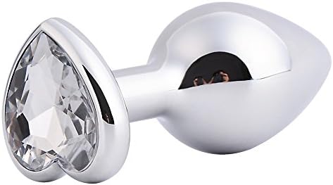 ChaoXiang colorful Heart Lovely Sexy Jewelry Anal Plug Small Size (diamond)