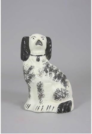 Collie Staffordshire Style Sculpture Statue Reproduction Handmade