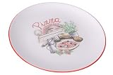 Produkt-Bild: BERGNER Pizza & Pasta Teller - &Oslash; 31 cm - PORZELLAN - Pizzateller - Pastateller - Nudelteller - Grillteller